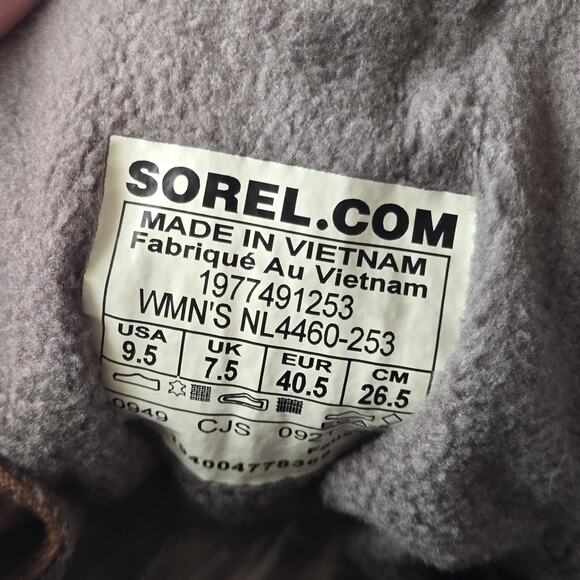 Women's Sorel Waterproof Explorer II Joan Boot Tawny Buff Lace Up Size 9.5 - Picture 7 of 7